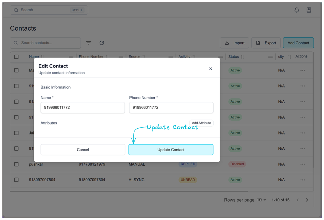 Step 5 - Update Fields