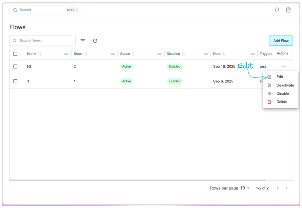 Step 4 - Modify Flow