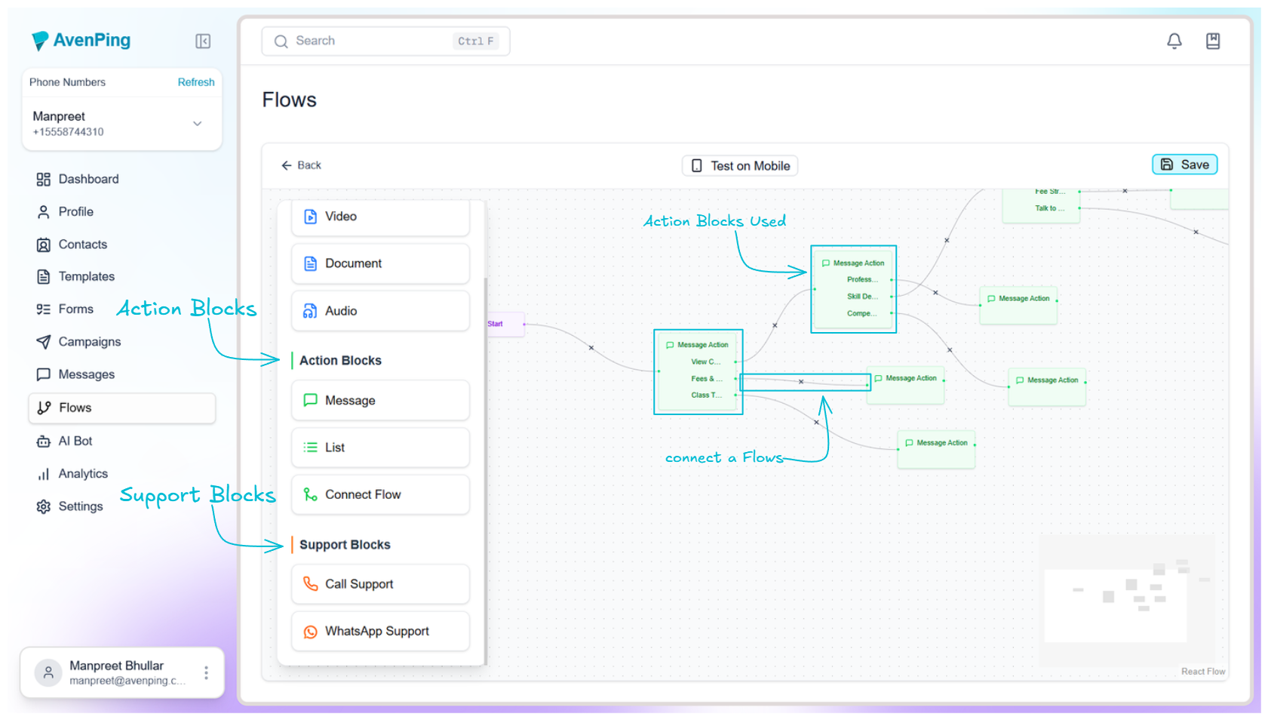 Step 4 - Fill Flow Details