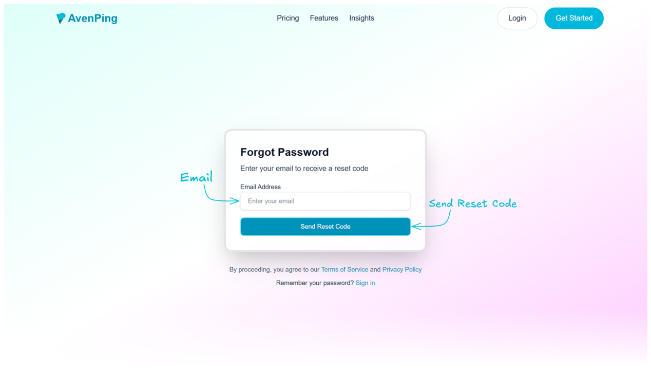 Step 3 - Enter Email
