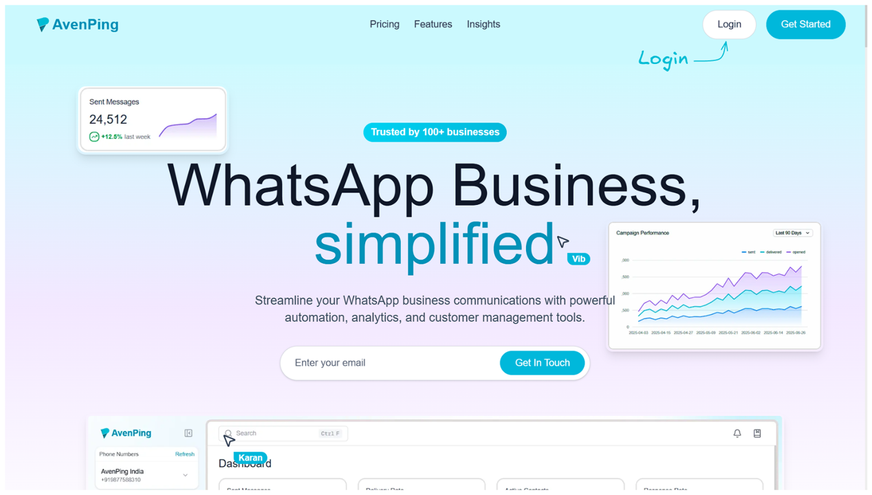 Step 1 - Open Login Page