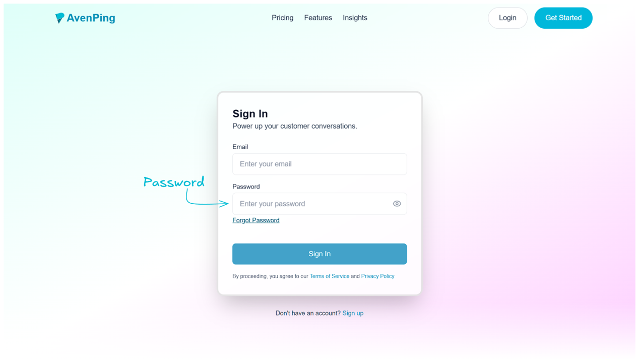 Step 3 - Enter Password