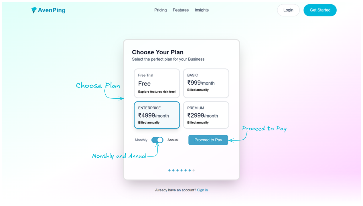 Step 8 - Confirm Plan