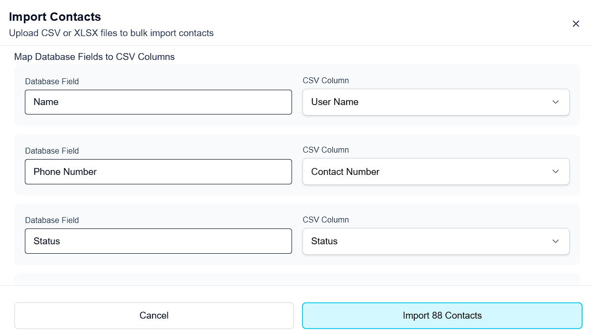 Import Contacts
